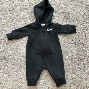 Nike Black Newborn One Piece Jumpsuit